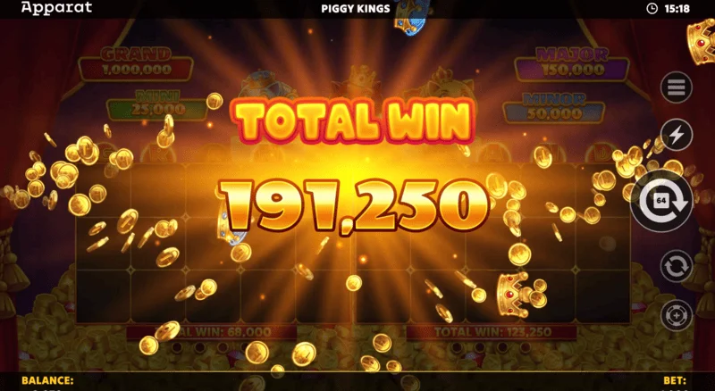 Piggy Kings - ekrani fitues në Free Games